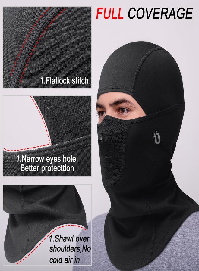 Omenex Balaclavas Ski Mask,Breathable Windproof Soft Lined Under Helmet Fleece Thermal Stretch Balaclavas Face Mask for Ski,Motorcycle,Cycling,Bike,Hiking,Jogging for Cold Windy Weather Winter - Image 5